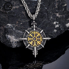 Colar Bússola Viking