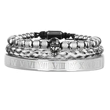 Kit Luxury Skull - Aço Inoxidável (3 peças)