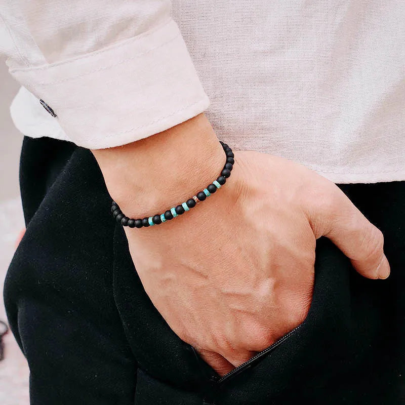 Pulseira Minimalista Natural Stones