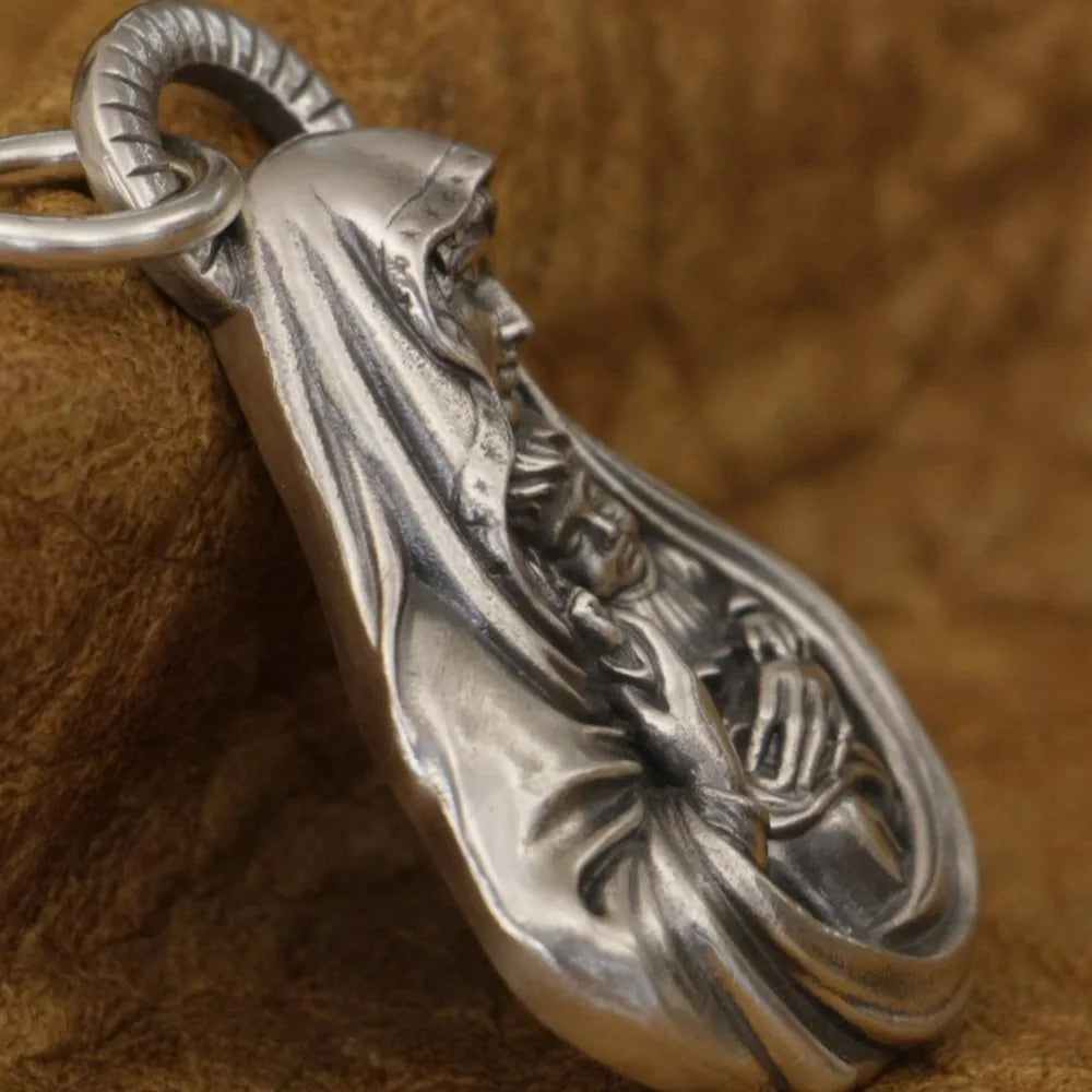 PINGENTE MÃE DE JESUS - PRATA 925
