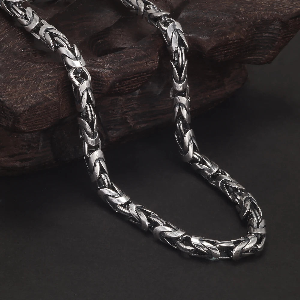 Corrente de Bali Mantra do Dragão – Prata 925 (4mm)