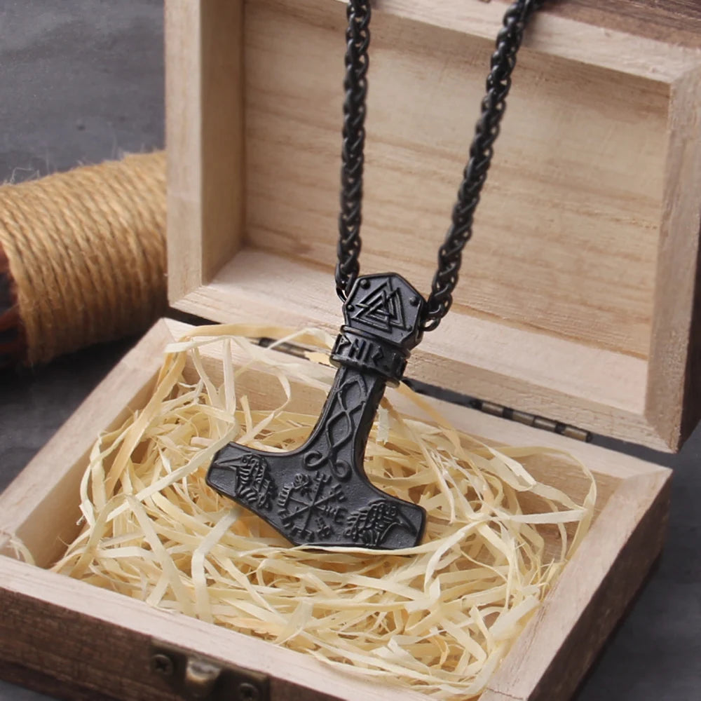 Colar Nórdico Mjolnir