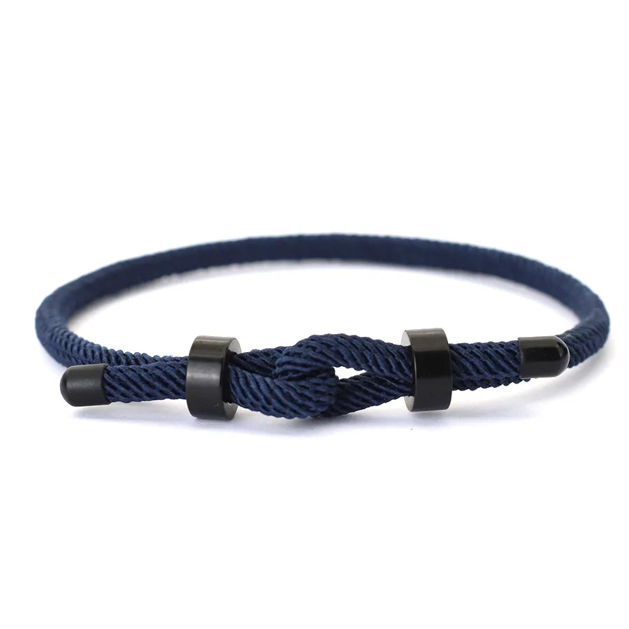 Pulseira Origin - Aço Inox e Corda Milanesa