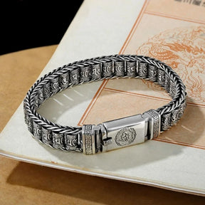 Pulseira Mantra Budista - Prata 925