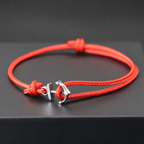 Pulseira Âncora da Sorte (ajustável)