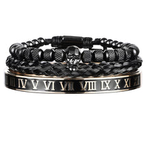 Kit Luxury Skull - Aço Inoxidável (3 peças)