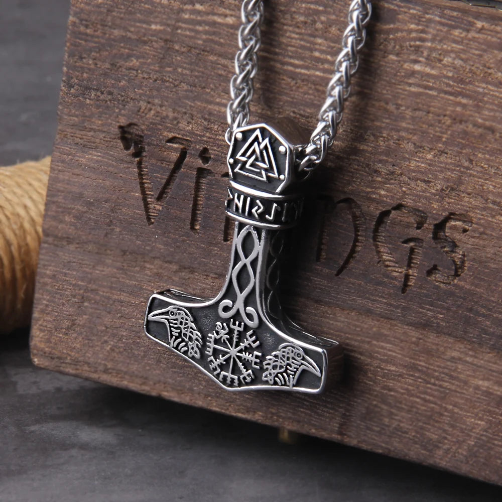 Colar Nórdico Mjolnir