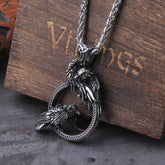 Colar Corvos de Odin – Huginn e Muninn
