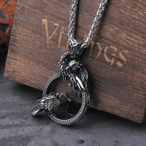 Colar Corvos de Odin – Huginn e Muninn