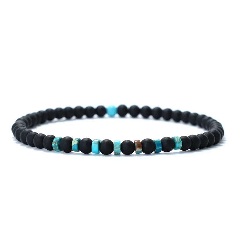 Pulseira Minimalista Natural Stones