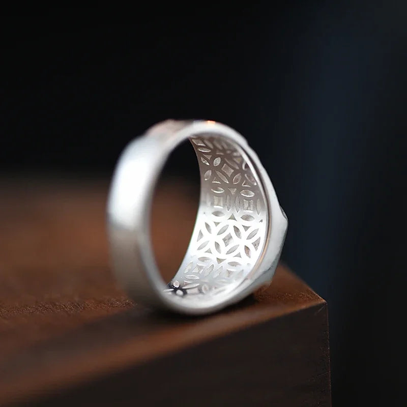 Anel Silver Black - Prata 925 (ajustável)
