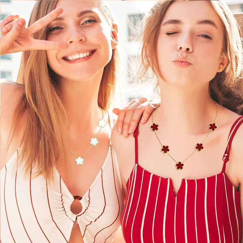 Kit Trevo da Sorte Virgínia: Compre 1 Leve 3! Colar + Pulseira + Brincos