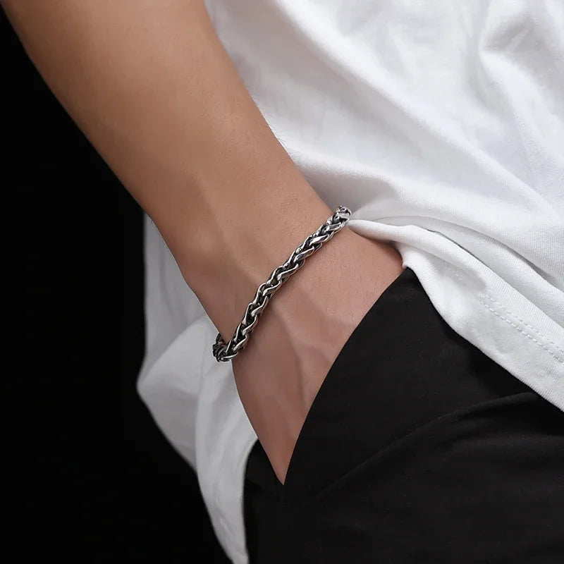 Pulseira Flow - Prata 925 (6mm)