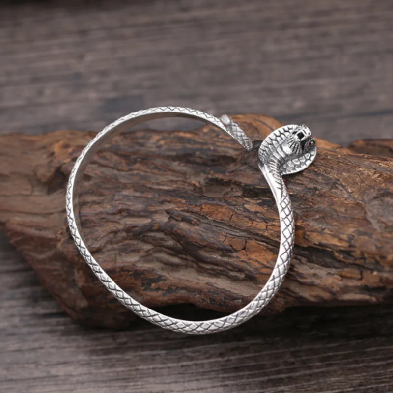 Bracelete Snake - Prata 925 (ajustável)