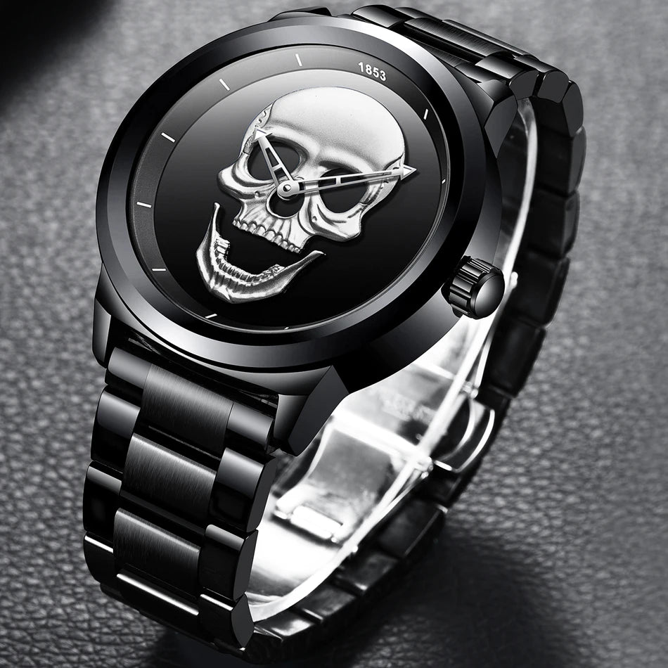 Relógio Skull 3D