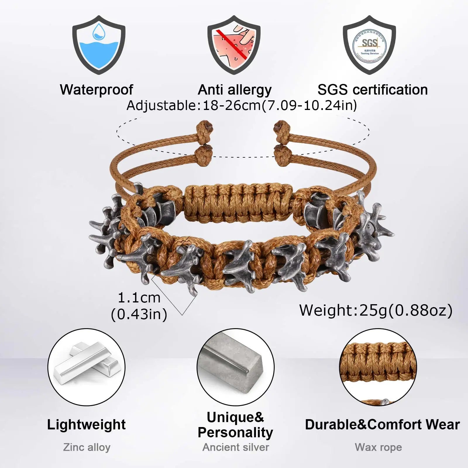 Pulseira Dragon Spine