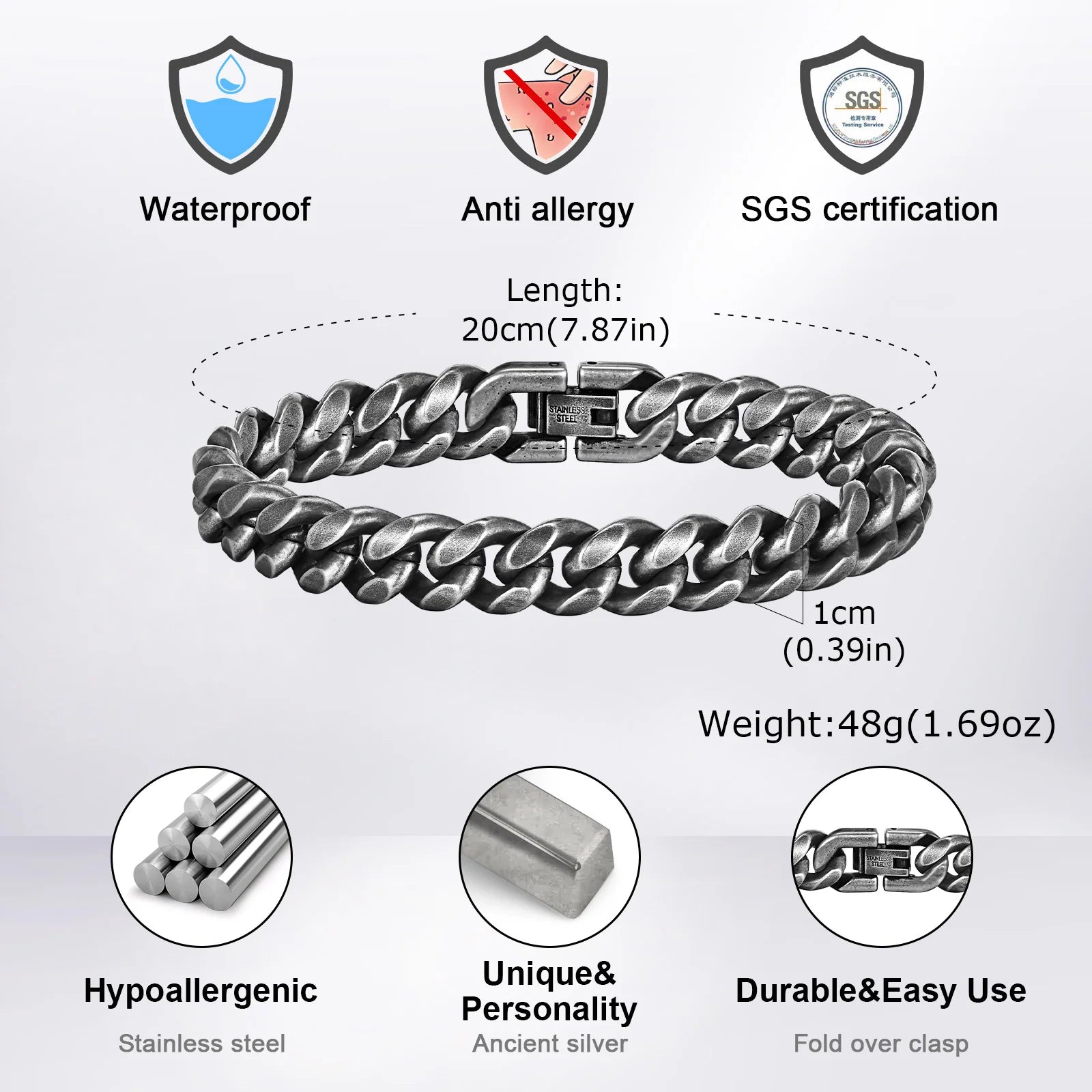 Pulseira Retro Cuban