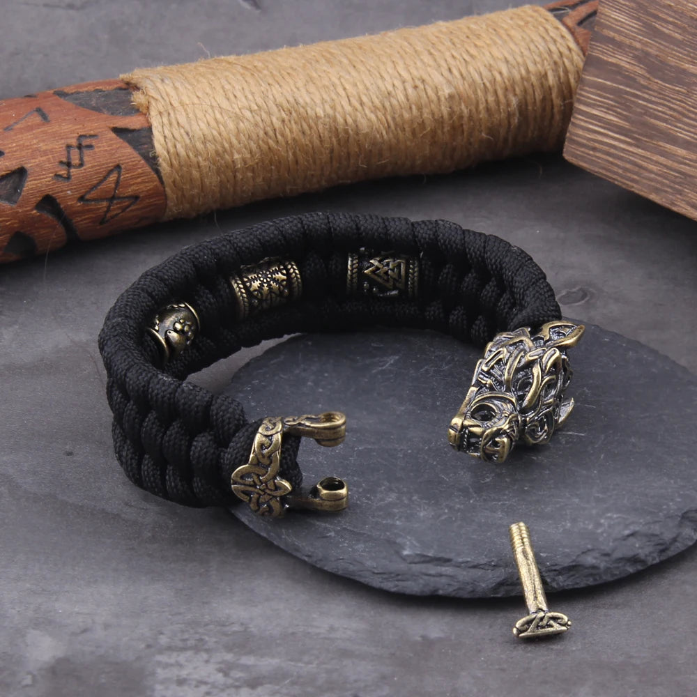Pulseira Lobo Viking