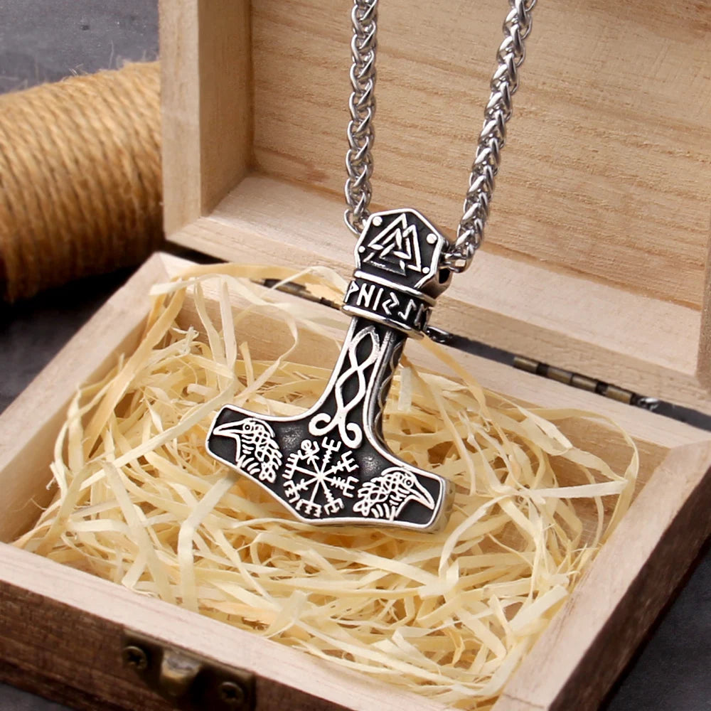 Colar Nórdico Mjolnir