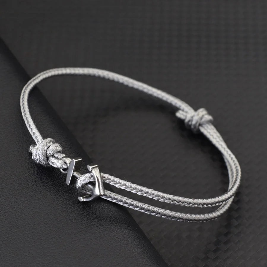 Pulseira Âncora da Sorte (ajustável)