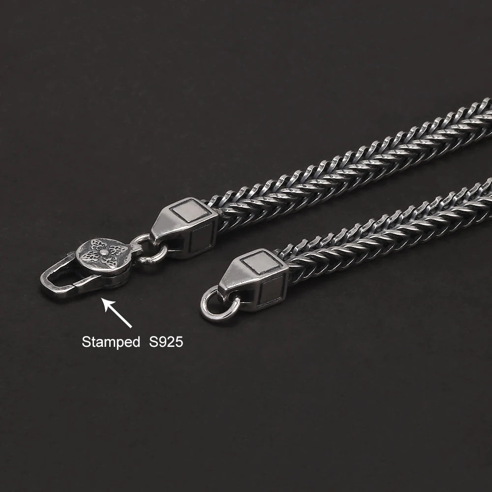 Corrente/Pulseira Rabo de Raposa Foxtail - Prata 925 (4mm)