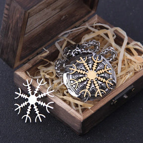 Colar Escandinavo Nórdico Vegvisir