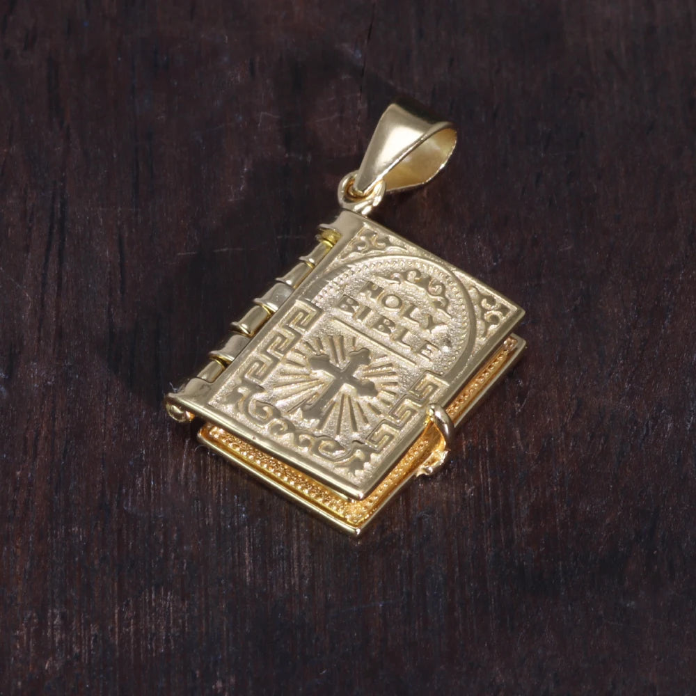 Pingente Holy Bible (Bíblia Sagrada) - Prata 925