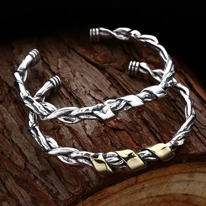 Bracelete Vintage Ribbon - Prata 925