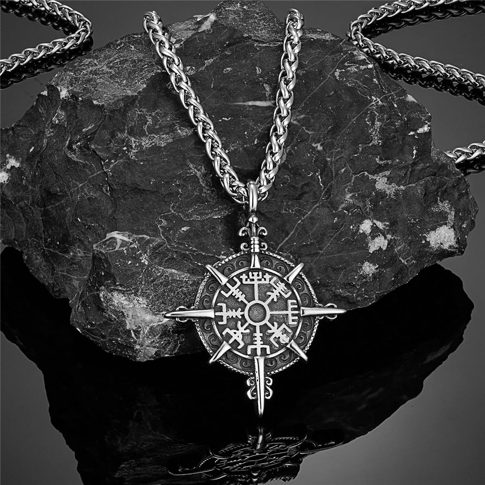 Colar Bússola Viking