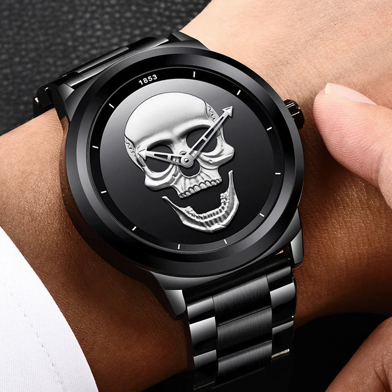 Relógio Skull 3D