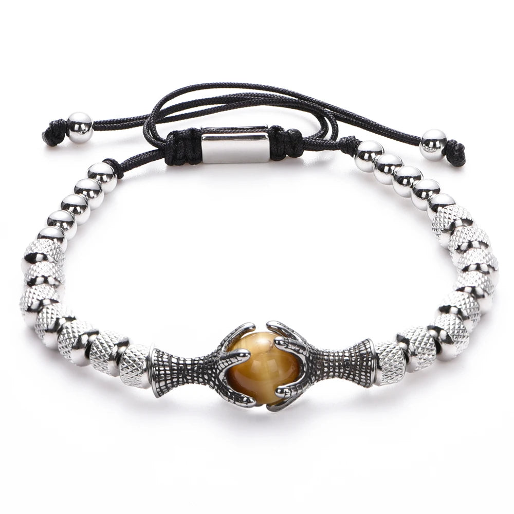 Pulseira Olho de Tigre (ajustável)