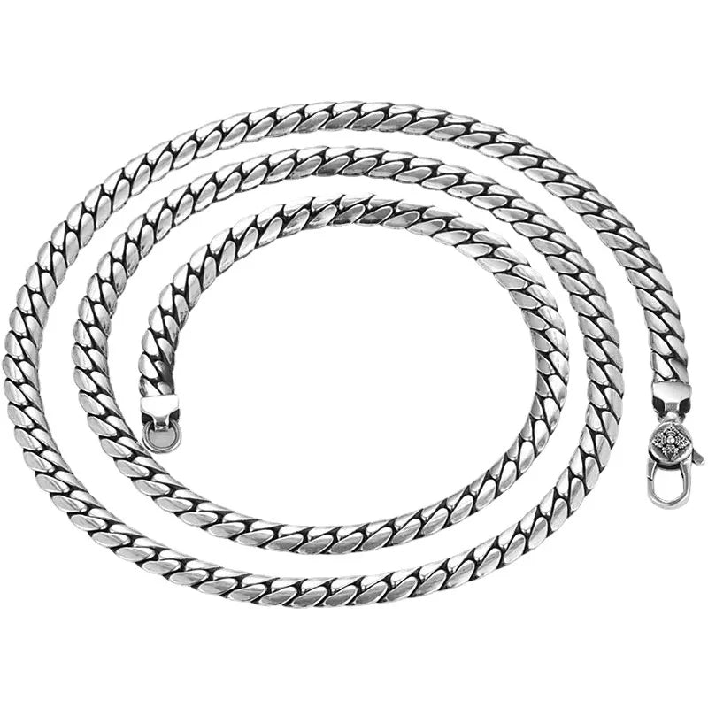 Corrente Malibu - Prata 925 (5mm/3mm)