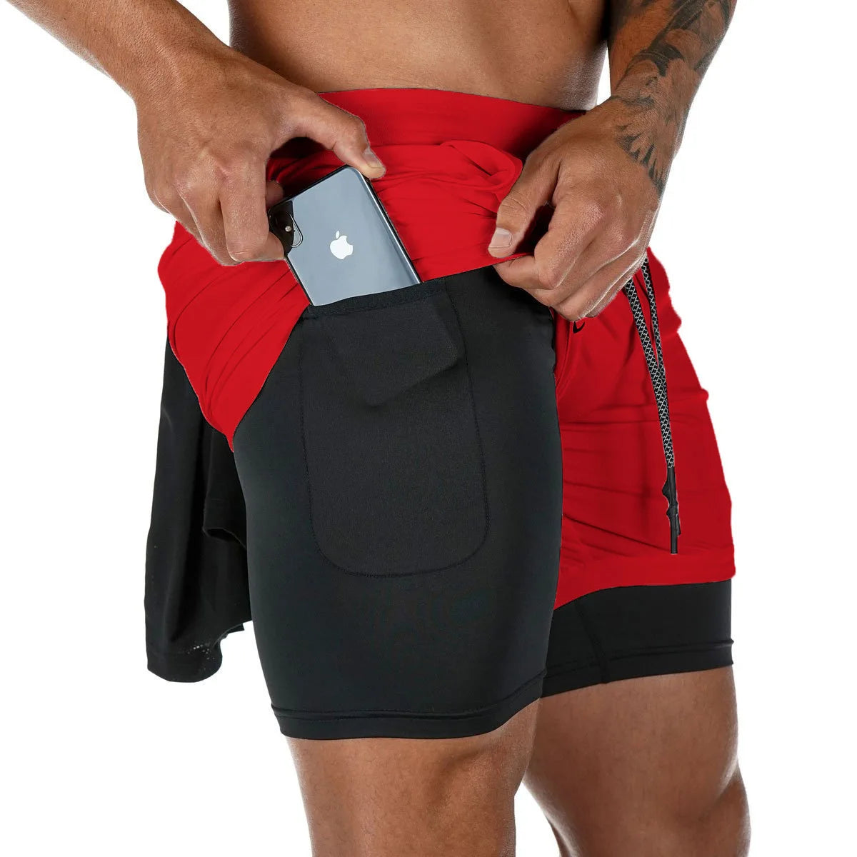 MaxComfort® - Shorts Fitness 2 em 1 Multi-Bolsos