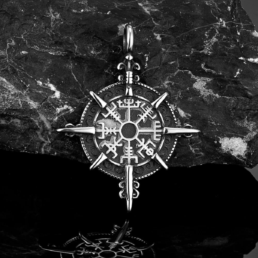 Colar Bússola Viking
