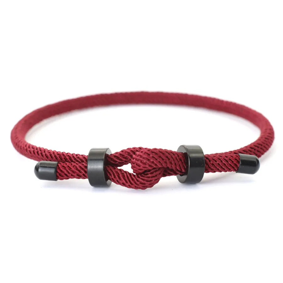 Pulseira Origin - Aço Inox e Corda Milanesa