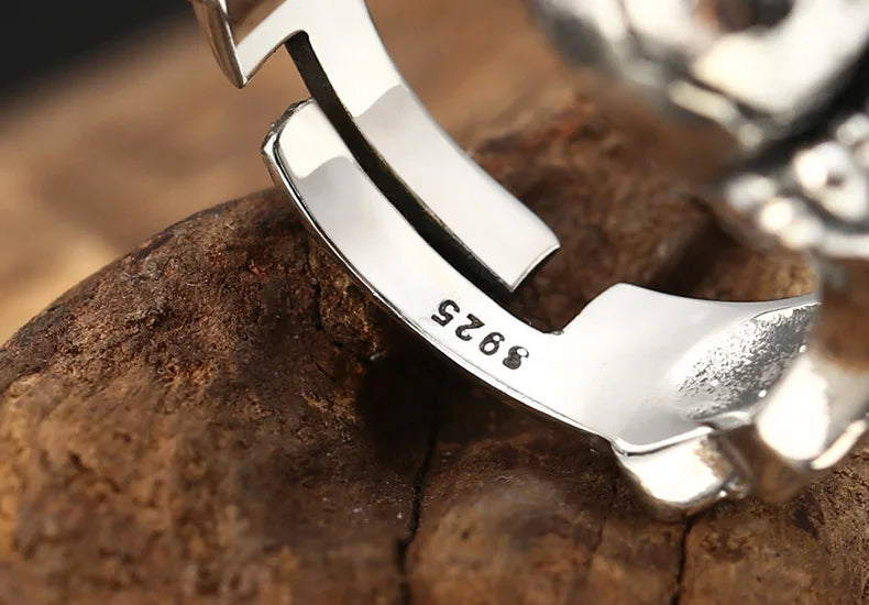 Anel Skull - Prata 925 (Ajustável)