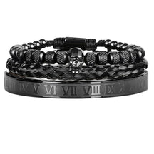 Kit Luxury Skull - Aço Inoxidável (3 peças)
