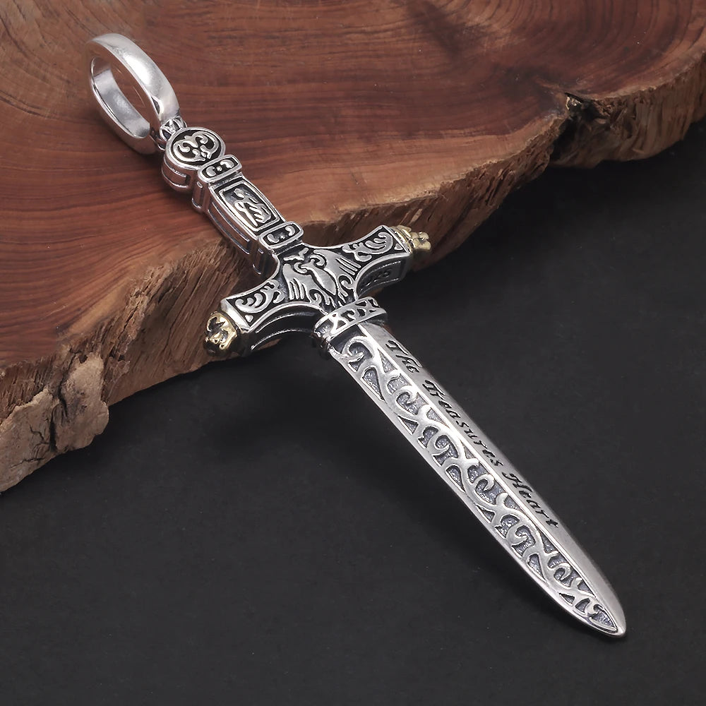 Colar Espada Sagrada – Prata 925