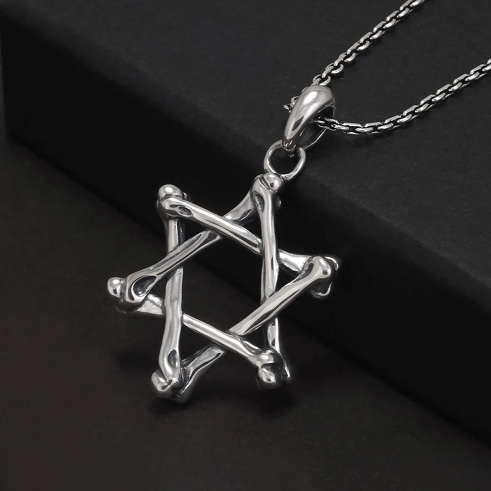 Colar Estrela de Davi - Prata 925