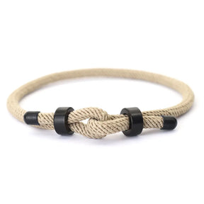 Pulseira Origin - Aço e Corda Milanesa