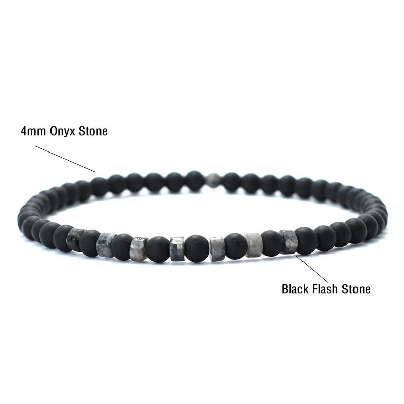 Pulseira Minimalista Natural Stones