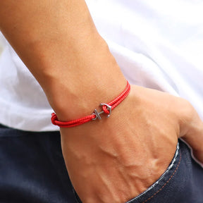 Pulseira Âncora da Sorte (ajustável)