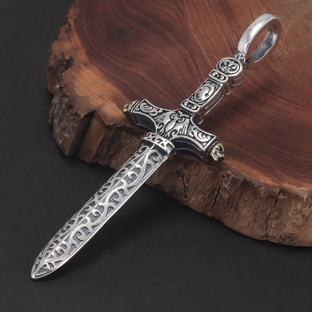 Colar Espada Sagrada – Prata 925