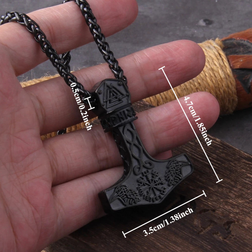 Colar Nórdico Mjolnir