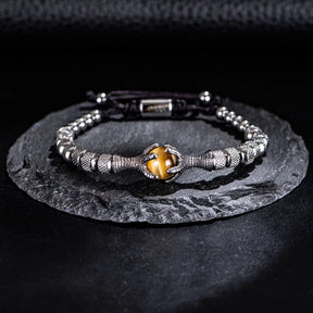 Pulseira Olho de Tigre (ajustável)
