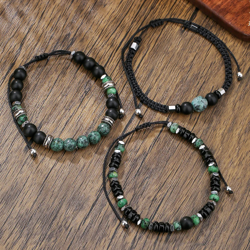 Pulseira Nomad Stone – Kit 3 Peças