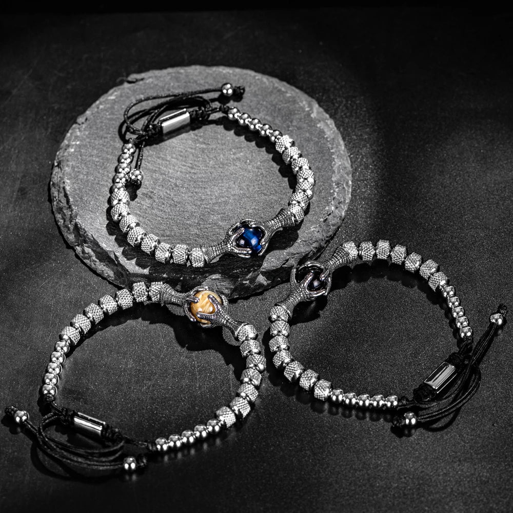Pulseira Olho de Tigre (ajustável)