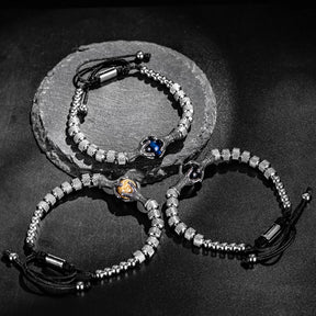 Pulseira Olho de Tigre (ajustável)