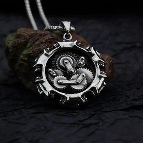Colar Iron Serpent - Aço Inoxidável