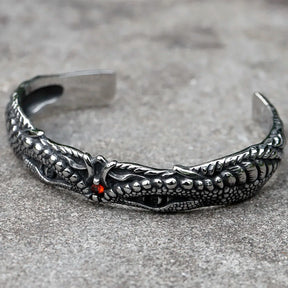 Bracelete Dragão de Valhalla - Aço Inoxidável